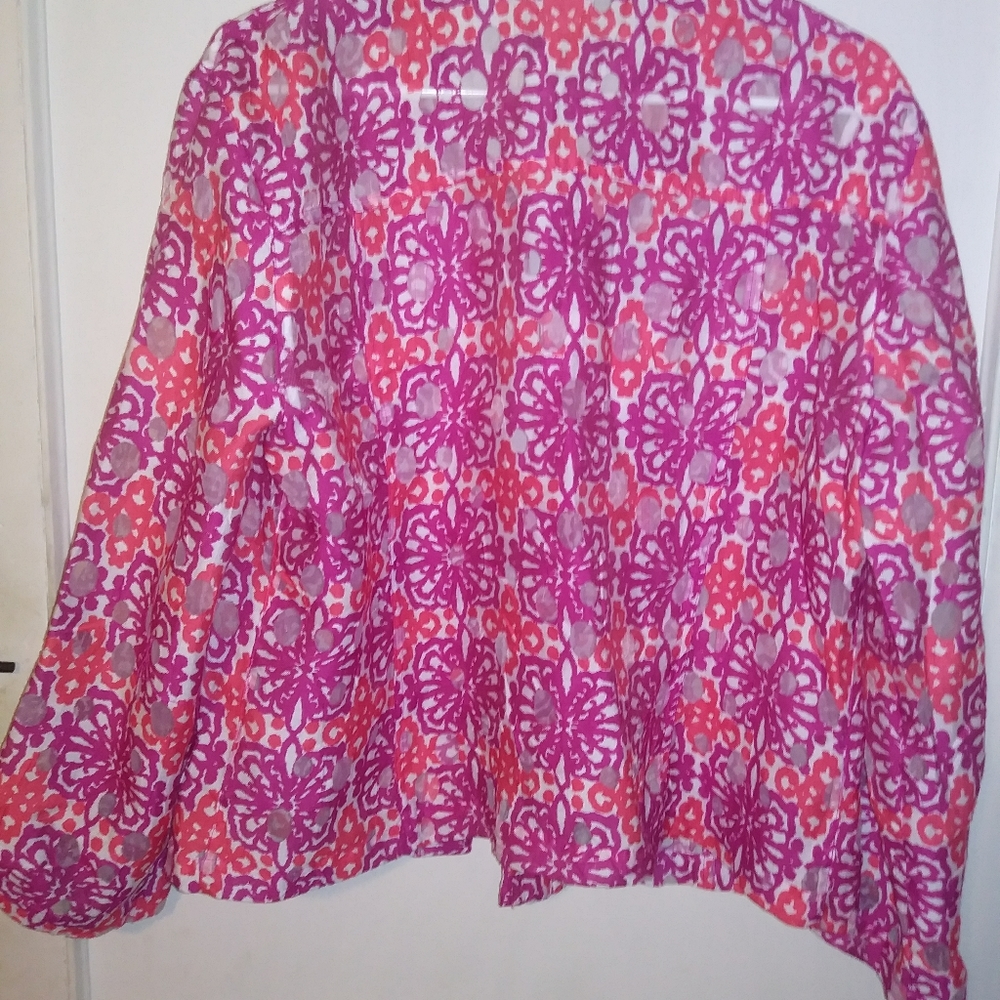 Ruby Rd Sheer Jacket - Picture 2 of 4